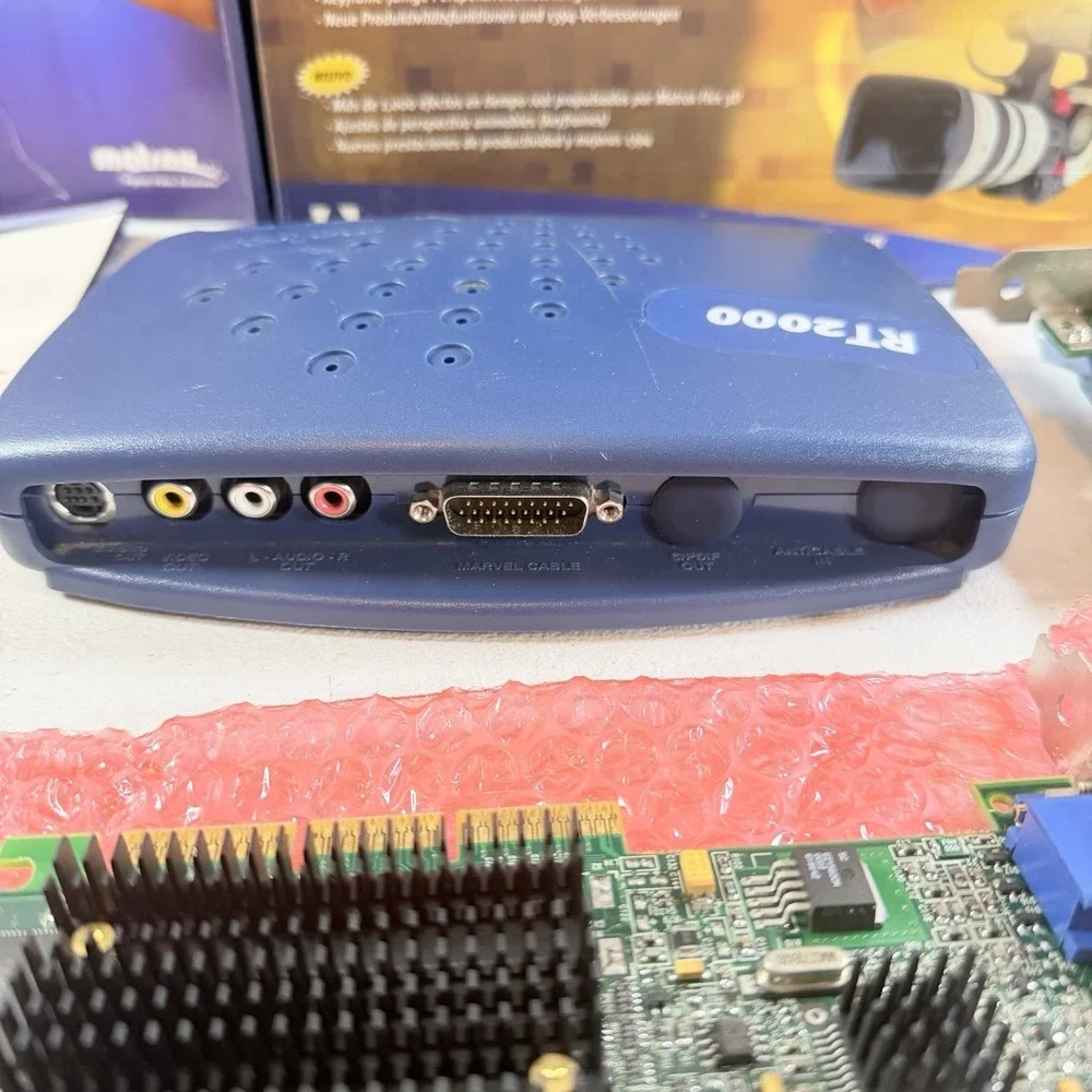 Matrox RT2000 Mega Pack Kit V 2.0 Realtime Editing‎ W/ Adobe Premiere 6.0